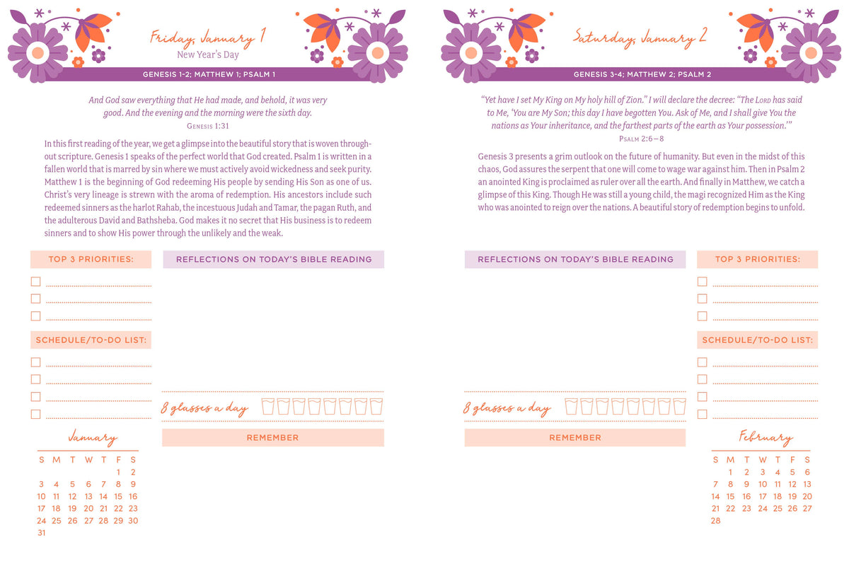 The Read through the Bible in a Year Planner: 2027 Edition
